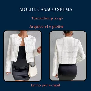 Imagem de capa para o Ebook Molde Casaco Selma 