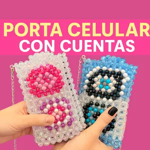 Imagen de portada para Ebook Porta Celular con Cuentas estilo Crystalbag