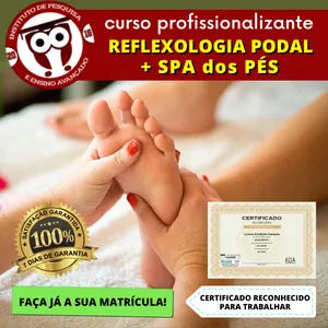 Imagem de capa para o Curso online Reflexologia Podal + SPA dos Pés