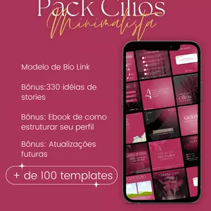 Pack Cílios Minimalista por Edinaria Gomes