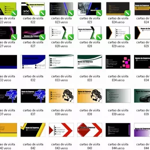Imagem de capa para o Curso online  Cartões de visita frente e verso editáveis no Corel Draw
