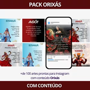 KIT PACK CANVA ORIXÁS