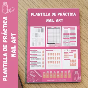 Imagen de portada para Ebook PLANTILLAS DE NAIL ART, EJERCICIOS, STICKERS, TUTORIALES CON DISEÑOS, 25 LIBROS EN PDF