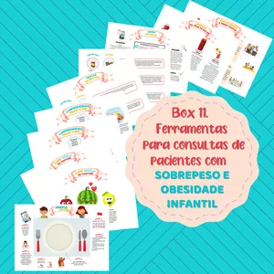 Imagem de capa para o Ebook BOX 11 - Obesidade/ Sobrepeso Infantil