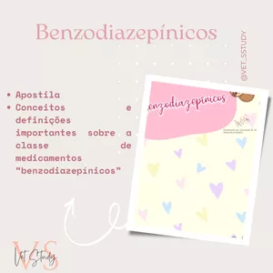 Imagem de capa para o Ebook Apostila - Benzodiazepínicos