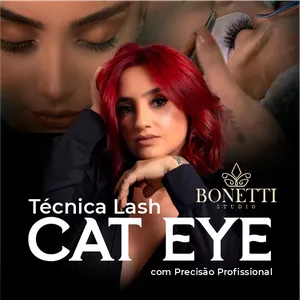 Imagem de capa para o Ebook Técnica Lash | Cat Eye com Precisão Profissional 