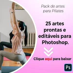 Imagem de capa para o Curso online Pack Pilates 25 artes