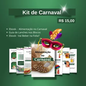 Imagem de capa para o Ebook Kit de Carnaval - 2024