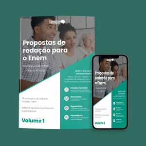 Imagem de capa para o Ebook Propostas de Redação para o Enem (Volume 1)
