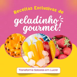 Imagem do curso Receitas Exclusivas de Geladinhos Gourmet: Transforme Sabores em Lucro!