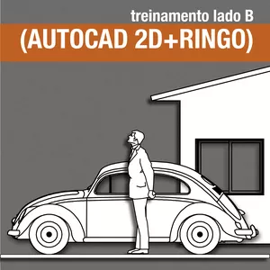 Imagem principal do produto Autocad básico 2018 + ringo arquitetura