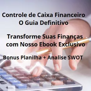 Imagem de capa para o Ebook Controle de Caixa e Finanças