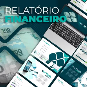 Imagem de capa para o Curso online Relatório Financeiro - Template de PowerPoint