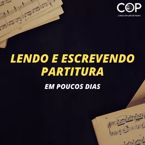 Imagem de capa para o Curso online Lendo e escrevendo partitura em poucos dias