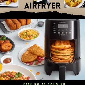 Imagen de portada para Ebook 210 recetas para la Airfryer 