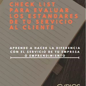 Imagen de portada para Ebook CHECK LIST PARA EVALUAR LOS ESTANDARES DE TU SERVICIO AL CLIENTE