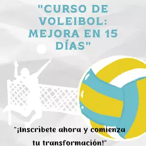 Imagen de portada para Curso online "Voleibol: Domina Tu Juego en 15 Días."