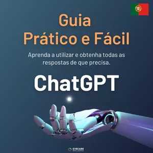Imagem de capa para o Ebook ChatGPT - Guia Prático e Fácil (PT)