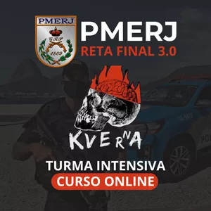 Imagem de capa para o Curso online Intensivo PMERJ 2024 - Reta Final 3.0 - Press 08