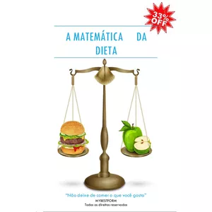 Imagem principal do produto A MATEMÁTICA DA DIETA -COM APLICATIVO 33% OFF