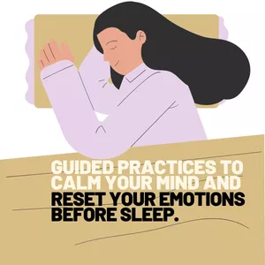 Cover image for Ebook Guided practices to calm your mind and reset your emotions before sleep.