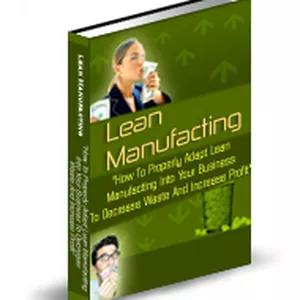 Imagem de capa para o Ebook PLR Lean Manufacturing