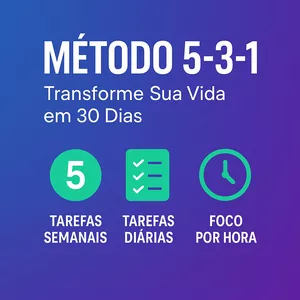 Imagem de capa para o Curso online Foco - Método 5-3-1 - Para Foco Total 