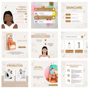 Imagem de capa para o Curso online Pack Canva Skincare