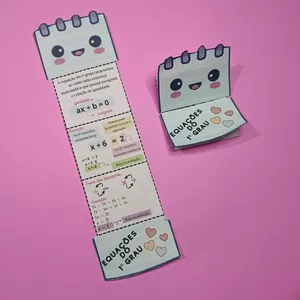 Imagem de capa para o Ebook Explicação Interativa de equação de primeiro grau 