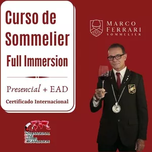 Imagem de capa para o Curso online Curso Sommelier e Degustador IWTO - Full Immersion