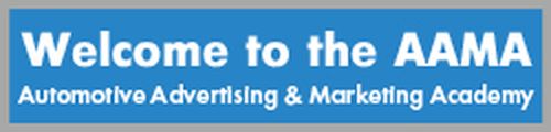 Welcome to the AAMA - Automotive Advertising & Marketing Academy logo