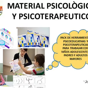 Imagen de portada para Curso online MATERIAL PSICOPEDAGOGICO,PSICOEDUCATIVO,PSICOTERAPEUTICO