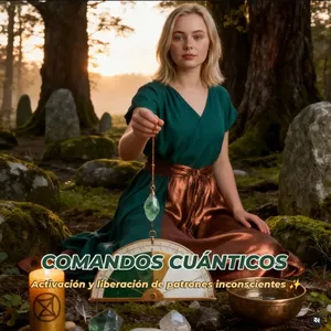 Imagen de portada para Curso online Comandos Cuánticos - Activación y liberación de patrones inconscientes 