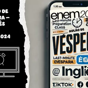 Imagem de capa para o Curso online  Dicas e Estratégias para Arrasar na prova de Inglês ENEM!