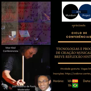 Imagem de capa para o Curso online Conferência Tecnologias e processos de criação musical – Uma breve reflexão histórica