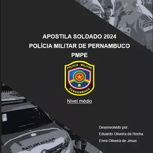 Imagem de capa para o Ebook Apostila 2024 PMPE