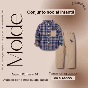 Imagem de capa para o Ebook Molde conjunto social infantil 