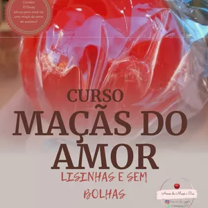 Imagem de capa para o Ebook Curso Maçãs do Amor Lisinhas e sem Bolhas