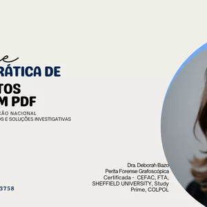 Imagem de capa para o Curso online Introdução à Análise de Documentos Digitais em PDF