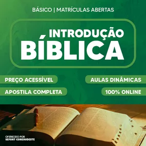 Imagem de capa para o Curso online Curso Introdução Bíblica I