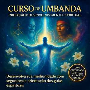 Imagem do curso 🚨Ultima Bolsa Disponível 🚨 Curso Completo - Umbanda - Básico ao Avançado + Certificado Profissional +Simpatias +Feitiços +Guias +Apostila Ilustrada