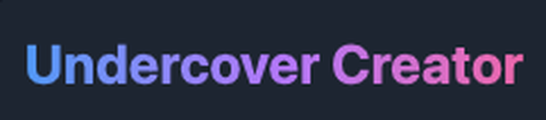 Undercover Creator logo
