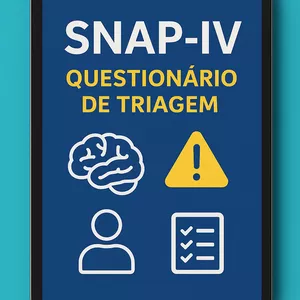 Imagem de capa para o Ebook Planilha de correção SNAP-IV