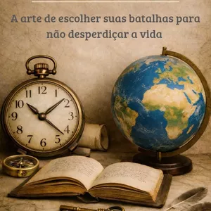 Imagem de capa para o Ebook Autoconhecimento estratégico -A arte de escolher suas batalhas para não desperdiçar a vida 