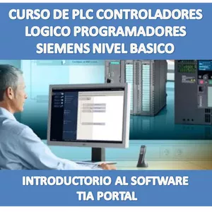 Imagen de portada para Curso online CURSO DE PLC CONTROLADORES LOGICOS PROGRAMABLES SIEMENS NIVEL BASICO