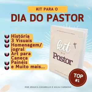 KIT DIA DO PASTOR 👨🏾👔🎤 HOMENAGEM PARA O PASTOR| ANIVERSÁRIO DO PASTOR| DECORAÇÃO PARA O DIA DO PASTOR Curso diário - DIcas