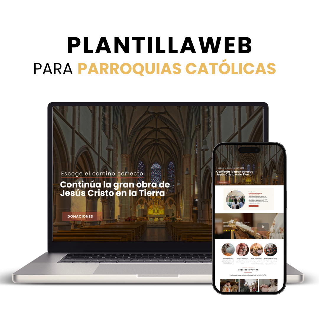 Plantilla Web para Parroquias Católicas