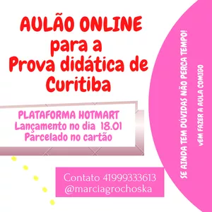Imagem de capa para o Curso online Aulão para Prova Didática do Concurso de professor