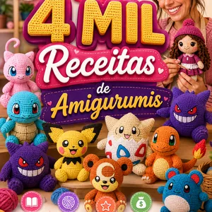 Pack 4 Mil Receitas de Amigurumis