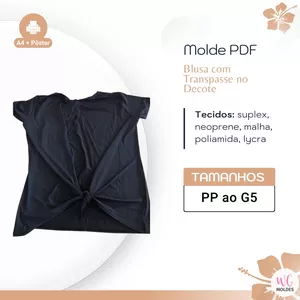Imagem de capa para o Ebook MOLDE BLUSA COM TRANSPASSE NO DECOTE